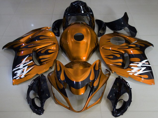 2008-2020 Suzuki GSXR 1300 Motorcycle Fairings - Glossy Orange Black Australia for Sale