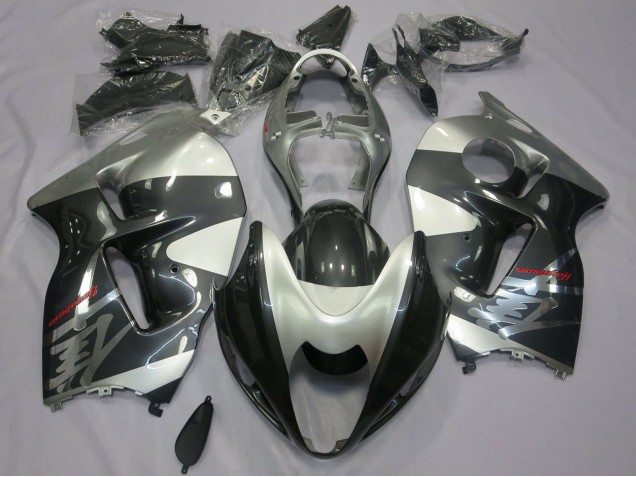 1996-2007 Suzuki GSXR 1300 Motorcycle Fairings - Grey and Silver Australia for Sale