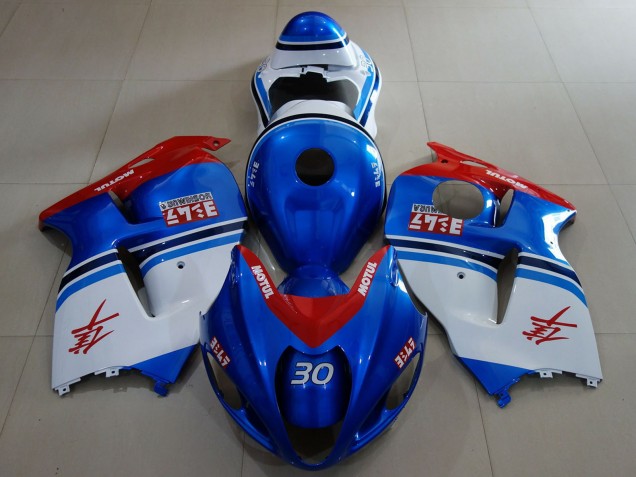 1996-2007 Suzuki GSXR 1300 Motorcycle Fairings - Blue White Red Australia for Sale