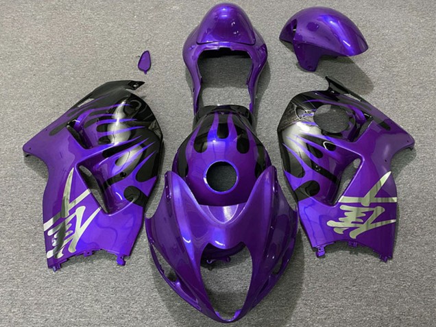 1996-2007 Suzuki GSXR 1300 Motorcycle Fairings - Purple and Black Australia for Sale