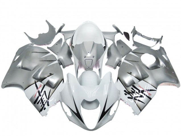 1996-2007 Suzuki GSXR 1300 Motorcycle Fairings - Silver White OEM Style Australia for Sale