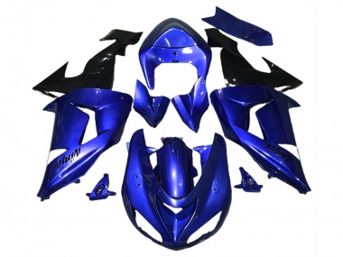 2006-2007 Kawasaki ZX10R Motorcycle Fairings - Blue Black Australia for Sale