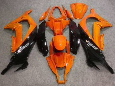 2016-2020 Kawasaki ZX10R Motorcycle Fairings - Orange Glossy Black Australia for Sale