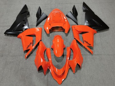 2004-2005 Kawasaki ZX10R Motorcycle Fairings - Orange Black Australia for Sale