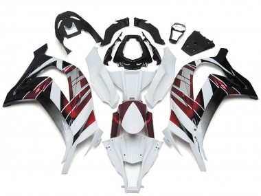 2016-2020 Kawasaki ZX10R Motorcycle Fairings - White Red Black Australia for Sale