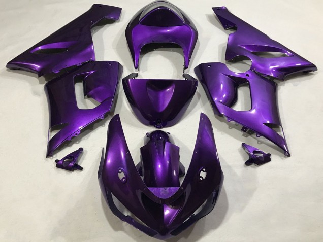 2005-2006 Kawasaki ZX6R Motorcycle Fairings - Purple Australia for Sale