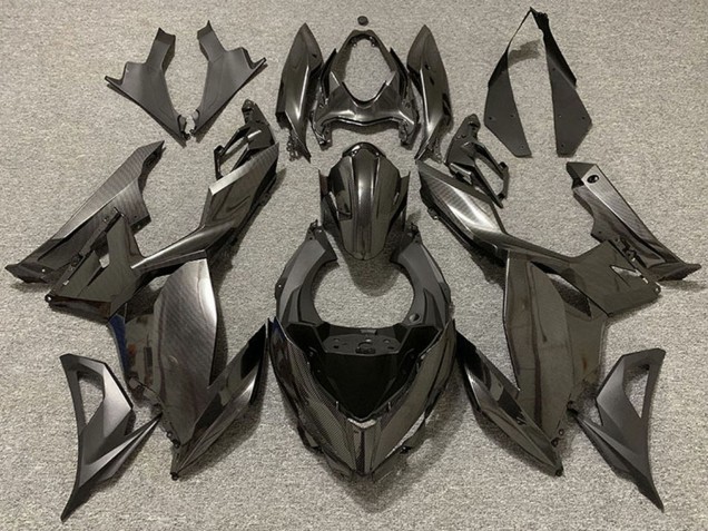 2018-2024 Kawasaki Ninja 400 Motorcycle Fairings - Carbon Fiber Style Australia for Sale