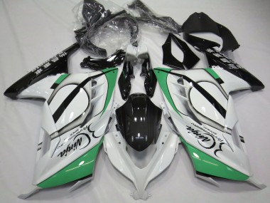 2013-2024 Kawasaki Ninja 300 Motorcycle Fairings - Glossy White Green Black Australia for Sale