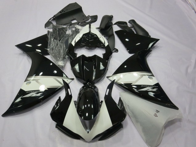 2012-2014 Yamaha R1 Motorcycle Fairings - Glossy Black White Silver Australia for Sale