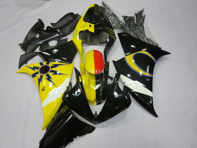 2012-2014 Yamaha R1 Motorcycle Fairings - Yellow Black Red Australia for Sale