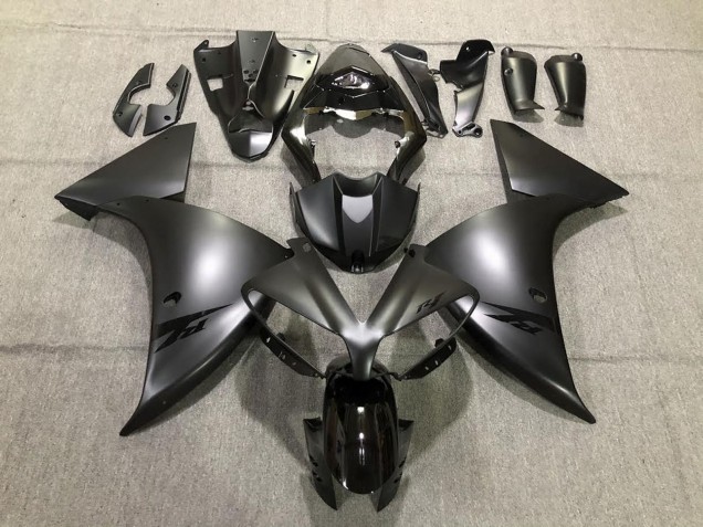 2012-2014 Yamaha R1 Motorcycle Fairings - Glossy Black Matte Black Australia for Sale
