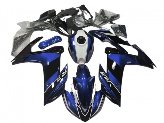 2015-2018 Yamaha R3 Motorcycle Fairings - Blue White Glossy Black Australia for Sale