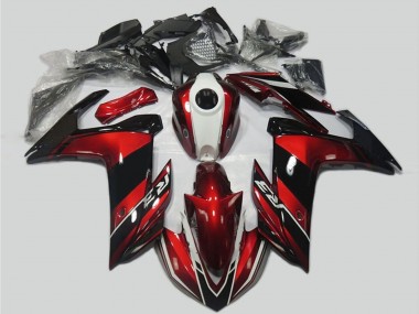 2015-2018 Yamaha R3 Motorcycle Fairing Kits - Red White Glossy Black Australia for Sale