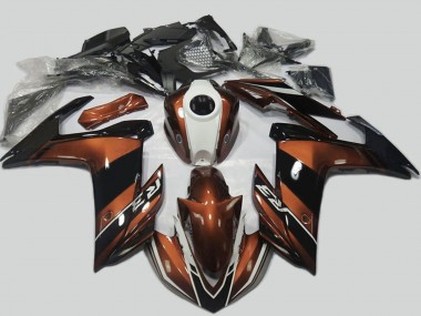 2015-2018 Yamaha R3 Motorcycle Fairings - Brown White Black Australia for Sale