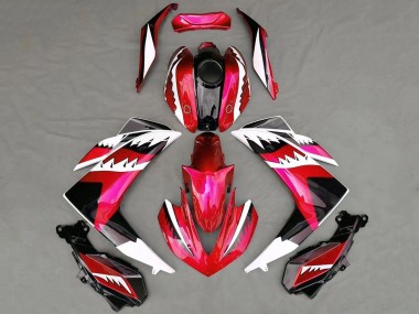2015-2018 Yamaha R3 Motorcycle Fairings - Red White Black Shark Australia for Sale