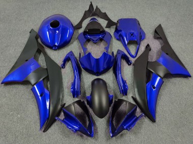2008-2016 Yamaha R6 Motorcycle Fairing - Blue Matte Black Australia for Sale
