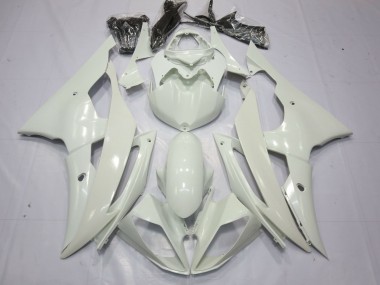 2008-2016 Yamaha R6 Motorcycle Fairings - Pearl White Australia for Sale