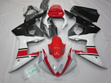2005 Yamaha R6 Motorcycle Fairings - White Red Black Australia for Sale