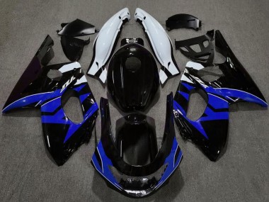 1996-2007 Yamaha YZF600R Thundercat Motorcycle Fairings - Glossy Black Blue White Australia for Sale