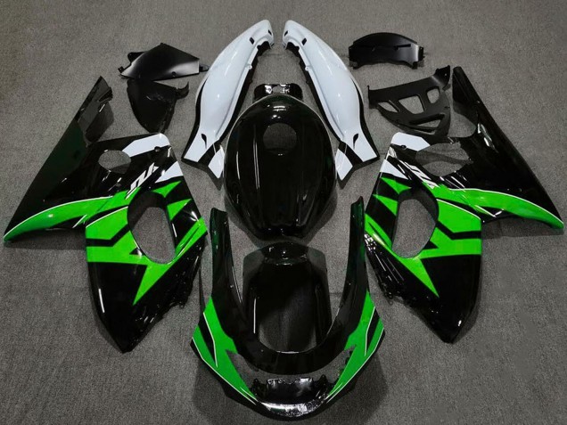 1996-2007 Yamaha YZF600R Thundercat Motorcycle Fairings - Glossy Black Green White Australia for Sale