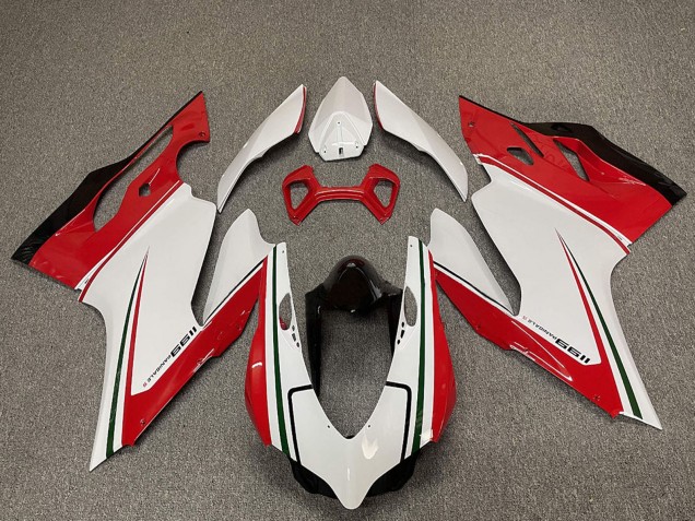 2011-2014 Ducati 1199 Motorcycle Fairings - White Red Black Green Australia for Sale
