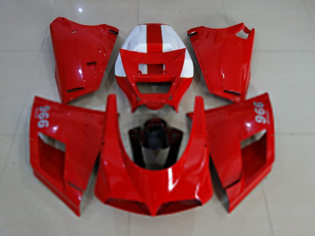 1993-2005 Ducati 996 Motorcycle Fairings - Glossy Red White Black Australia for Sale