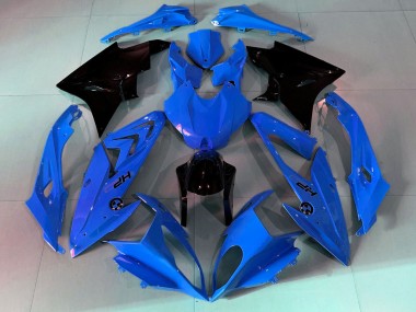 2009-2014 BMW S1000RR Motorcycle Fairings - Blue Glossy Black Australia for Sale