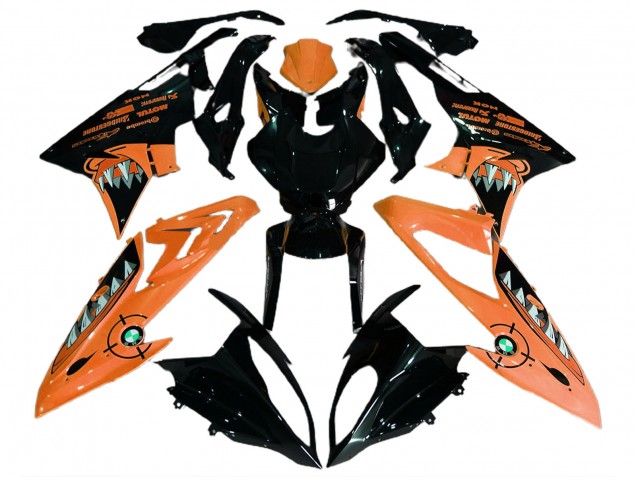 2015-2016 BMW S1000RR Motorcycle Fairings - Orange Glossy Black Shark Australia for Sale