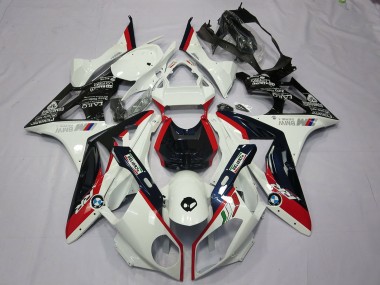 2009-2014 BMW S1000RR Motorcycle Fairing Kits - White Red Glossy Black Australia for Sale