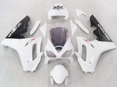 2006-2008 Triumph Daytona 675 Motorcycle Fairings - White Glossy Black Australia for Sale