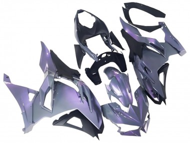 2024-2025 Kawasaki Ninja 500 EX500R Motorcycle Fairings - Chameleon Grey Dazz Pearl Purple Australia for Sale