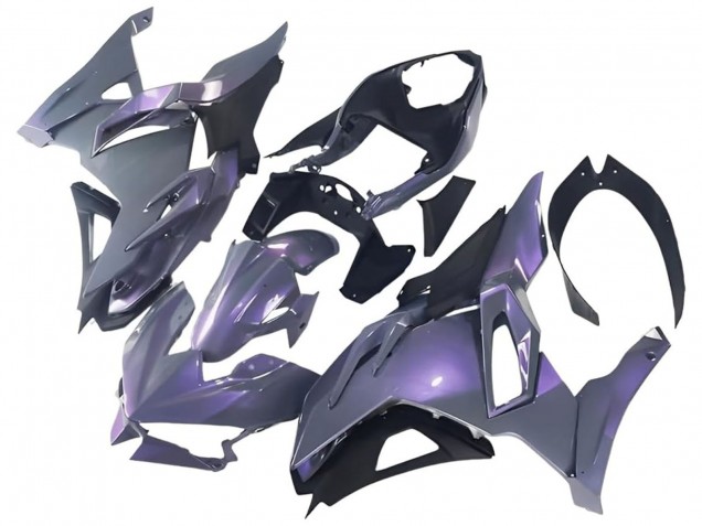 2024-2025 Kawasaki Ninja 500 EX500R Motorcycle Fairings - Chameleon Grey Dazz Pearl Purple Australia for Sale