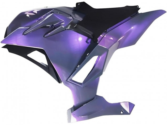 2024-2025 Kawasaki Ninja 500 EX500R Motorcycle Fairings - Chameleon Grey Dazz Pearl Purple Australia for Sale