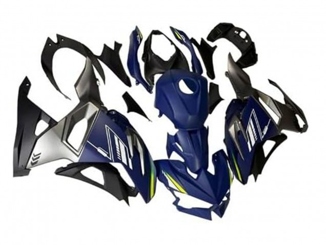 2024-2025 Kawasaki Ninja 500 EX500R Motorcycle Fairings - Blue White Yellow Silver Black Australia for Sale