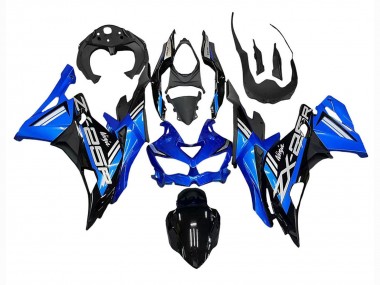 2019-2025 Kawasaki ZX25R ZX-25R Motorcycle Fairings - Blue White Matte Black Australia for Sale