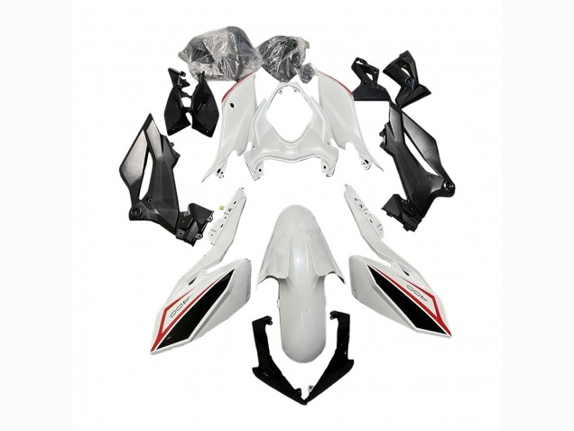 2018-2024 Kawasaki Z400 Motorcycle Fairings - White Red Black Australia for Sale