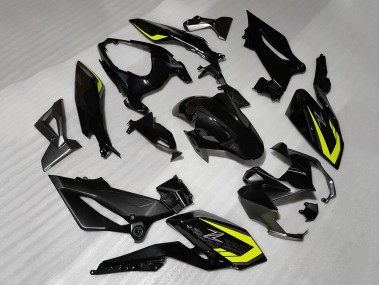 2018-2024 Kawasaki Z400 Motorcycle Fairings - Black Yellow Australia for Sale