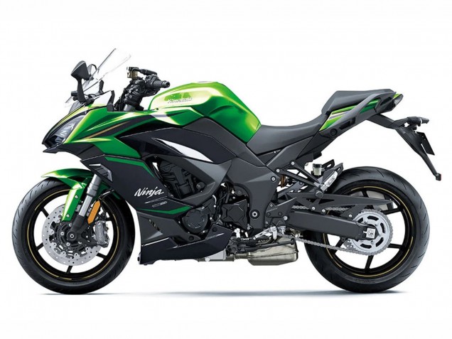 2020-2025 Kawasaki Z1000SX Motorcycle Fairings - Black Green Ninja Australia for Sale