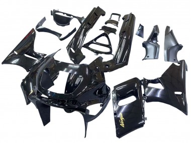 1998-2003 Kawasaki ZZR600 Motorcycle Fairings - Glossy Black Gold Ninja Australia for Sale