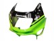 1998-2003 Kawasaki ZZR600 Motorcycle Fairings - Green Glossy Black Blue Monster Elf Touch4 Bridgestone Australia for Sale