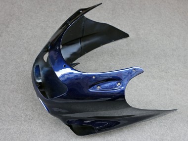 1993-2003 Kawasaki ZZR1100 Motorcycle Fairings - Glossy Blue Grey Australia for Sale