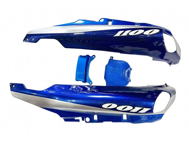 1993-2003 Kawasaki ZZR1100 Motorcycle Fairings - Blue Silver Black Australia for Sale