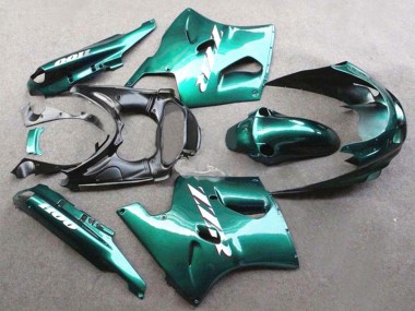 1993-2003 Kawasaki ZZR1100 Motorcycle Fairings - Glossy Green Australia for Sale