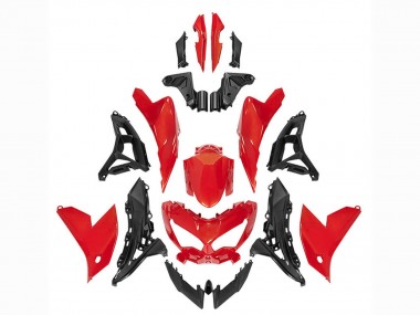 2022-2025 Kawasaki Versys 650 Motorcycle Fairings - Red Black Australia for Sale