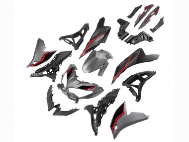 2022-2025 Kawasaki Versys 650 Motorcycle Fairings - Grey Red Black Australia for Sale