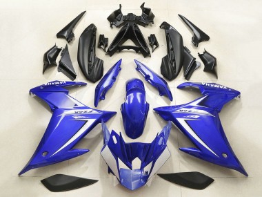 2009-2015 Yamaha FZ6R Motorcycle Fairing - Blue White Australia for Sale