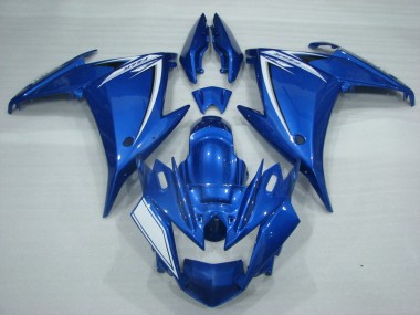 2009-2015 Yamaha FZ6R Motorcycle Fairings - Blue White Australia for Sale