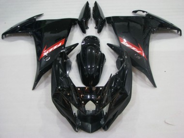2009-2015 Yamaha FZ6R Motorcycle Fairings - Glossy Black Red Australia for Sale