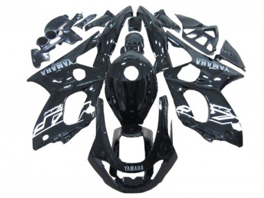 1996-2007 Yamaha YZF600R Thundercat Motorcycle Fairings - Glossy Black White Australia for Sale