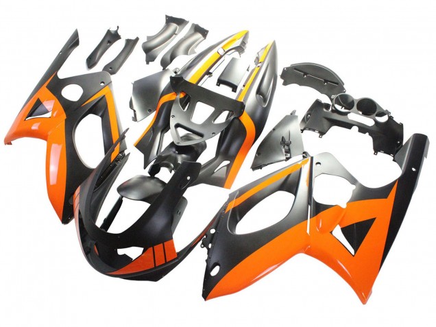 1996-2007 Yamaha YZF600R Thundercat Motorcycle Fairings - Black Orange Australia for Sale